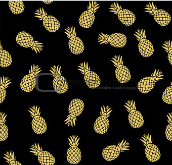 vector pineapple background