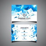 Abstract business card design 
