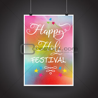 Happy Holi poster