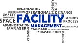 word cloud - facility management
