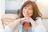 Attractive Middle Aged Woman Portrait