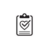 Health Tests and Medical Services Icon. Flat Design.