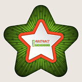 Abstract star brochure background