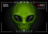 camera rec alien in dark