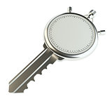 Key with stopwatch. . Template for your design