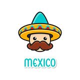Man with sombrero and large moustache