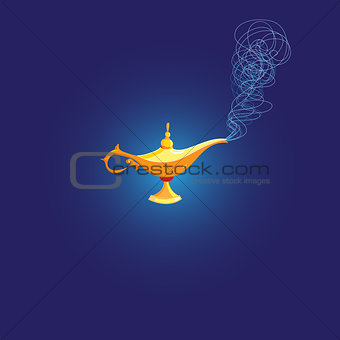 Vector Magic Lamp of Aladdin