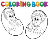 Coloring book baby theme image 6