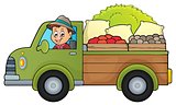 Farm truck theme image 1