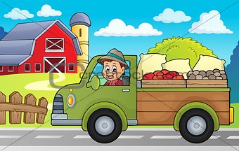 Farm truck theme image 3