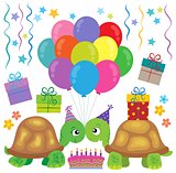 Party turtles theme image 1
