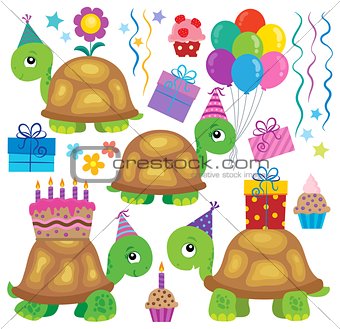 Party turtles theme image 2