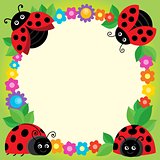 Stylized ladybugs theme image 3