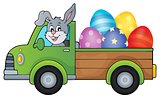 Truck with Easter eggs theme image 1