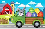 Truck with Easter eggs theme image 2