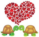 Valentine turtles theme image 1
