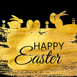 Happy Easter Spring Holiday Background Illustration