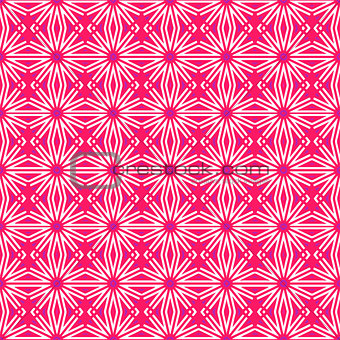 Pink pattern with lines and circles