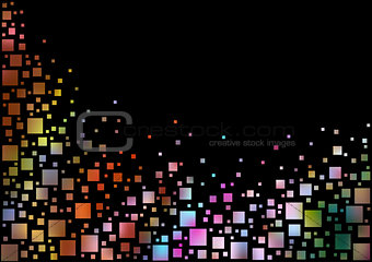 Colorful Pixels Background