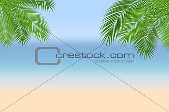 summer beach illustration