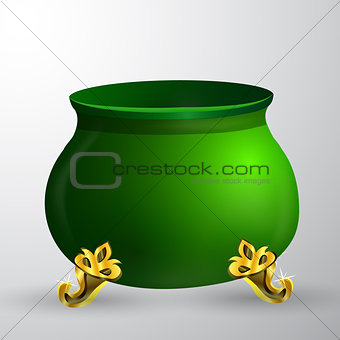 Leprechaun pot isolated