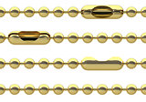 Seamless golden chain