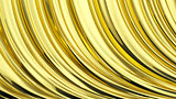 3D Illustration Abstract Gold Background