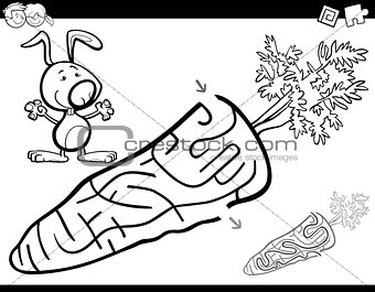 maze activity coloring page