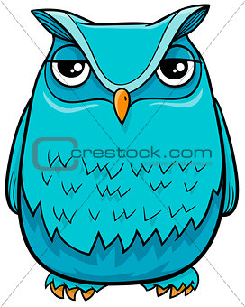 owl bird cartoon character