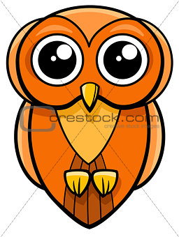 cute owl animal character