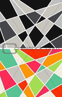 Abstract geometrical backgrounds