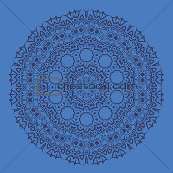 Blue Ornamental Pattern