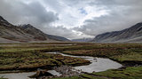 Panorama of Yasin river and Valley, Gilgit-Baltistan Province Pakistan