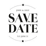Save the Date vintage sign