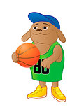 Basketball dog