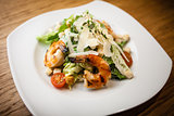 Caesar Salad with shrimps
