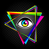 pyramid and eye