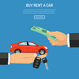 purchase or rental car