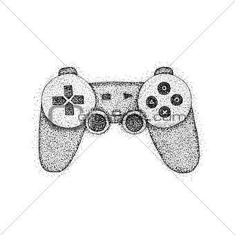 Gaming Console Dotwork