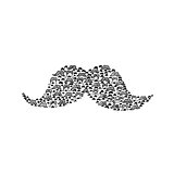Mustache Doodle