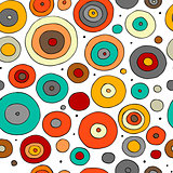Funny circles colorful, seamless pattern for your design