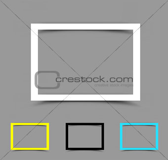 a4 paper frame horizontal