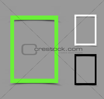a4 paper frame vertical