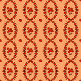 Abstract Berries seamless pattern.