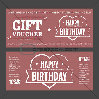 Gift voucher for birthday