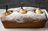 Whole Chocolate cake with pear