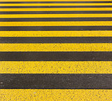 yellow road marking