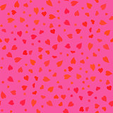Pink Hearts Seamless Pattern