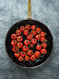 rustic roasted red summer cherry tomato 