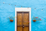 Colorful doorway